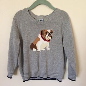 Bulldog sweater by Janie and Jack